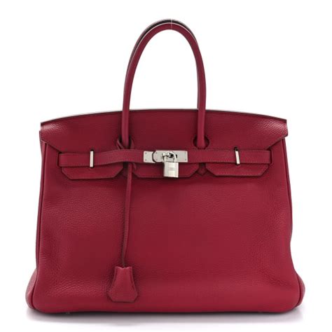 HERMES Togo Birkin 35 Rubis 1302265 